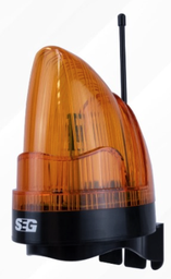 [SGLS24V_AMBAR] Lampara Destellante 12-265Vac/dc SEG