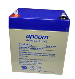 [PL-4.5-12] Batería 12V 4.5Ah Epcom