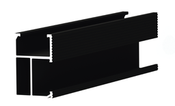 [EPL-SR8-2700BLK] Riel 8 Anodizado Negro Para Modulos Fotovoltaicos 2700mm