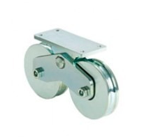 Rueda Doble 16cm 1920kg con Soporte Comunello