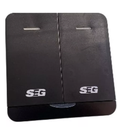 [SGBOT02] Botonera de Pared 433MHz 2 canales SEG