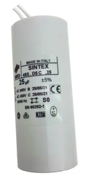 Capacitor Sintex 25uF 250v